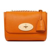 Kleine Lily Schoudertas in Kameelbruin Mulberry , Orange , Dames