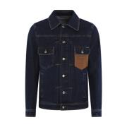 Heren Blouson Jas Dolce & Gabbana , Blue , Heren