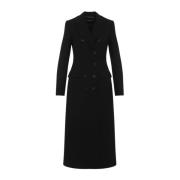 Zwarte Jassen voor Vrouwen Aw24 Dolce & Gabbana , Black , Dames