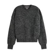 Fuzzy Crew Neck Pullover Vest Scotch & Soda , Gray , Dames