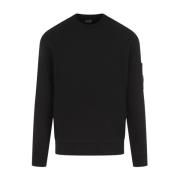 Zwarte Sweatshirt Verhoog Stijl Aw24 C.p. Company , Black , Heren