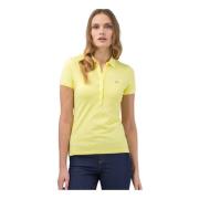 Gele T-shirts en Polos Pf6949-Cc1 Lacoste , Yellow , Dames