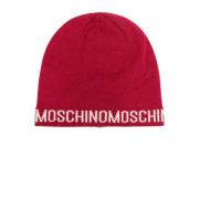 Pet met logo Moschino , Red , Dames