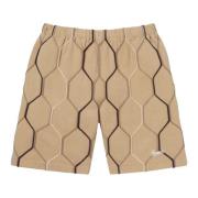 Limited Edition Hex Gebreide Shorts Tan Supreme , Beige , Heren