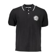 Print Polo Shirt Mannen Katoen North Sails , Black , Heren