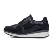 Blauwe Lage Mode Sneakers Gabor , Blue , Dames