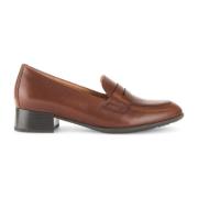 Gladleren loafer stadstijl Gabor , Brown , Dames