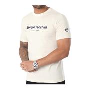 Goblin 100% Katoenen T-shirt Sergio Tacchini , Beige , Heren