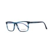 Blauwe Rechthoekige Optische Monturen Ted Baker , Blue , Heren