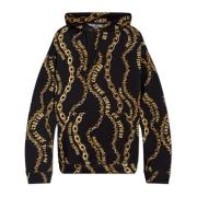 Sweatshirt met logo Versace Jeans Couture , Black , Heren