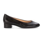 Zwarte Leren Pumps Moderne Stad Gabor , Black , Dames