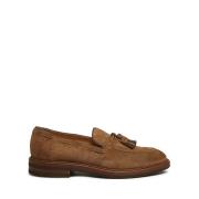 Bruine Mocassins voor Mannen Brunello Cucinelli , Brown , Heren