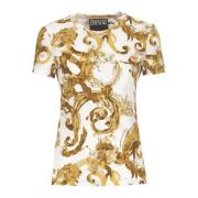 Korte Mouw T-shirt Versace Jeans Couture , Multicolor , Dames