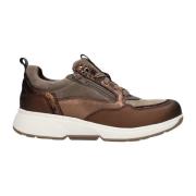 Bronze High Zipper Sneakers Xsensible , Brown , Dames