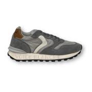 Paris Race Sneakers Voile Blanche , Gray , Heren