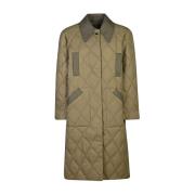 Groene Parka Jas voor Vrouwen Ganni , Green , Dames