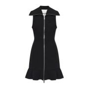 Jurk met Ruche Ganni , Black , Dames