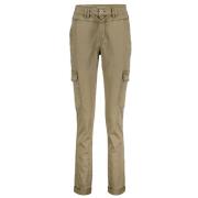 Cargo Jog Broek Red Button , Green , Dames