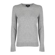 Klassieke Crew Neck Sweater Theory , Gray , Dames