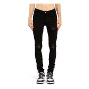 Zwarte Stretch Denim Skinny Jeans Amiri , Black , Heren