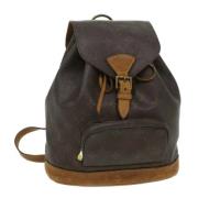 Pre-owned Canvas backpacks Louis Vuitton Vintage , Brown , Dames