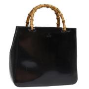 Pre-owned Canvas handbags Gucci Vintage , Black , Dames