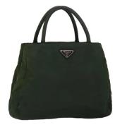 Pre-owned Nylon handbags Prada Vintage , Green , Dames