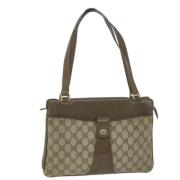 Pre-owned Leather gucci-bags Gucci Vintage , Beige , Dames