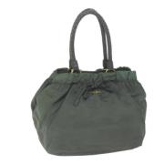 Pre-owned Nylon handbags Prada Vintage , Gray , Dames