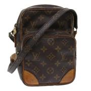 Pre-owned Canvas louis-vuitton-bags Louis Vuitton Vintage , Brown , Da...