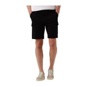 Zwarte Cargo Shorts voor de Zomer Pure Path , Black , Heren