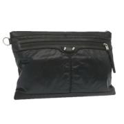 Pre-owned Nylon clutches Balenciaga Vintage , Black , Dames