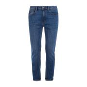 Blauwe Comfort Denim Jeans Vijf-Pocket Stijl YES ZEE , Blue , Heren