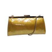 Pre-owned Canvas gucci-bags Gucci Vintage , Yellow , Dames