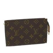 Pre-owned Canvas pouches Louis Vuitton Vintage , Brown , Dames