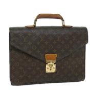 Pre-owned Canvas briefcases Louis Vuitton Vintage , Brown , Dames