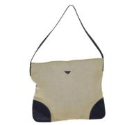 Pre-owned Canvas prada-bags Prada Vintage , Beige , Dames