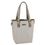 Pre-owned Leather handbags Gucci Vintage , White , Dames