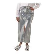 Foil Denim Rok Co'Couture , Gray , Dames