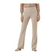 Kitkleurige pantalon voor moderne vrouwen Bruuns Bazaar , Beige , Dame...