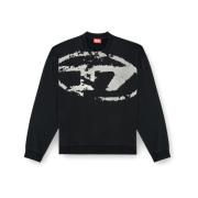 Trendy Sweater Selection Diesel , Black , Heren