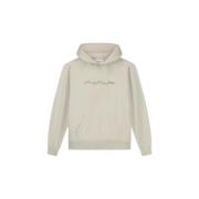 Wavy Drift Hoodie Olaf Hussein , Beige , Heren