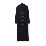 Capri Coat Marine Busnel , Blue , Dames