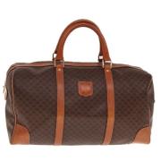 Pre-owned Leather travel-bags Celine Vintage , Brown , Dames