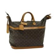 Pre-owned Canvas handbags Louis Vuitton Vintage , Brown , Dames