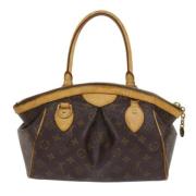 Pre-owned Canvas handbags Louis Vuitton Vintage , Brown , Dames