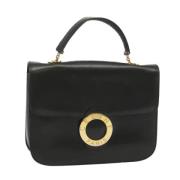 Pre-owned Leather handbags Celine Vintage , Black , Dames