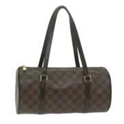 Pre-owned Canvas handbags Louis Vuitton Vintage , Brown , Dames