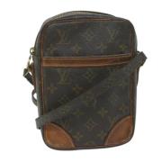 Pre-owned Canvas shoulder-bags Louis Vuitton Vintage , Brown , Dames