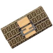 Pre-owned Canvas wallets Fendi Vintage , Brown , Dames